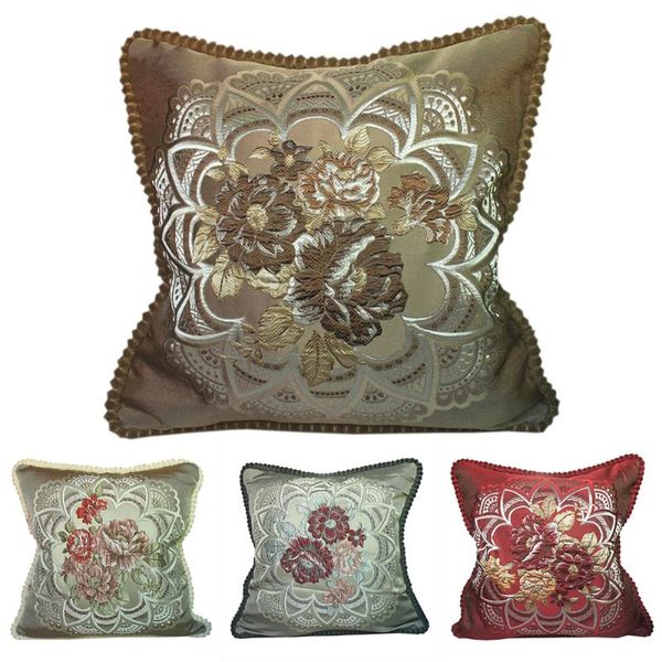 curcya classic luxury cushion cover sofa decoration jacquard flower elegant european style throw pillow cover square pillow case
curcya classic luxury cushion cover sofa decoration jacquard flower elegant european style throw pillow cover square pillow case