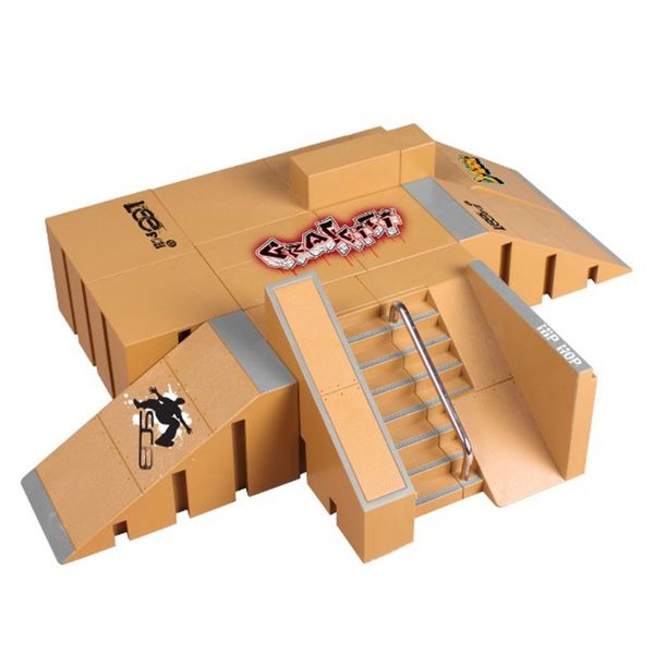 8pcs skate park kit ramp parts for tech deck fingerboard mini finger skateboard q0115
8pcs skate park kit ramp parts for tech deck fingerboard mini finger skateboard q0115
