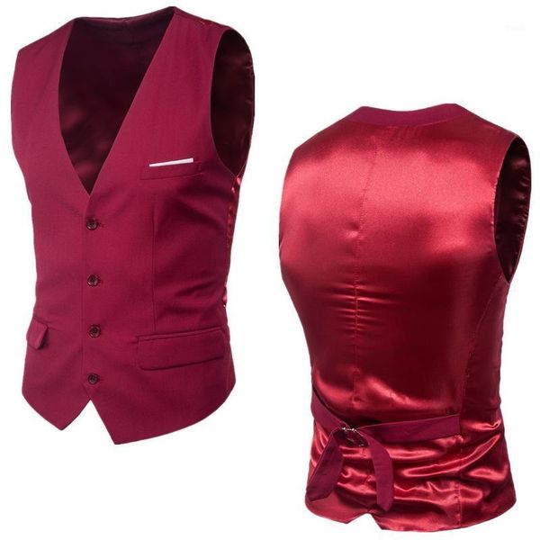 men's vests spring autumn fit for men fashion single buttons red men's business casual slim 9 solid color male suit s-6xl1, Black;white
men's vests spring autumn fit for men fashion single buttons red men's business casual slim 9 solid color male suit s-6xl1, Black;white