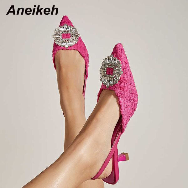 famous brand designer fashion rose red denim summer women's shoes crystal flower decoration mid heel party pumps 2022 new slip on sling, Black
famous brand designer fashion rose red denim summer women's shoes crystal flower decoration mid heel party pumps 2022 new slip on sling, Black