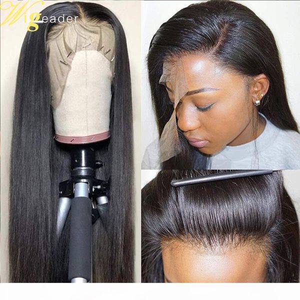 wigleader straight preplucked human hair lace front wigs hd transparent lace glueless lace frontal wigs bleach knot hair wigs, Black
wigleader straight preplucked human hair lace front wigs hd transparent lace glueless lace frontal wigs bleach knot hair wigs, Black