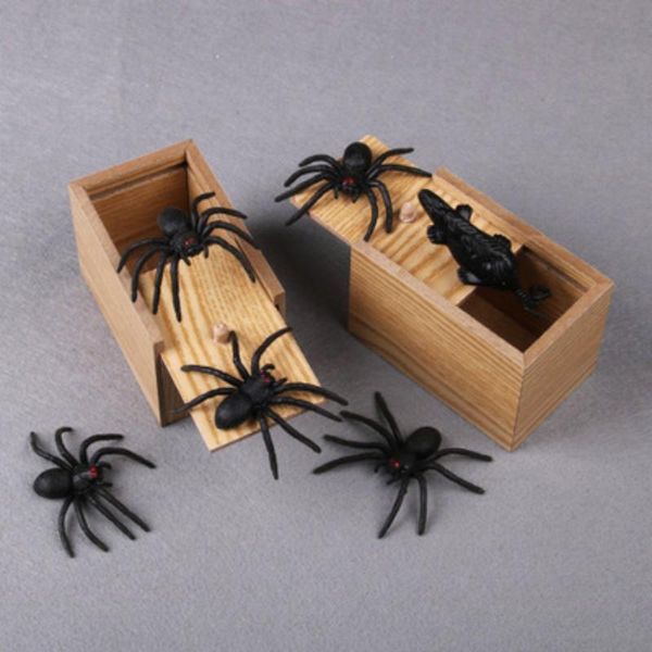 artificial spider wooden surprise scare box joke halloween party trick props fun scary trick toy
artificial spider wooden surprise scare box joke halloween party trick props fun scary trick toy