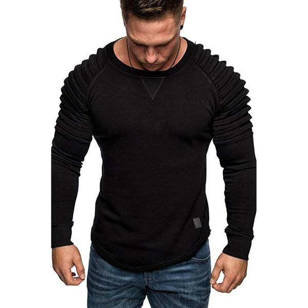 new fashion men winter casual cable knit slim sweatshirts pleated long sleeve crew neck pullover black gray green 
new fashion men winter casual cable knit slim sweatshirts pleated long sleeve crew neck pullover black gray green