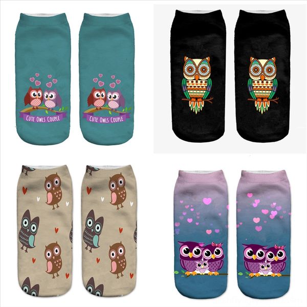 d51oj socr unique funny art men owl animal print women socks new hallowee novelty pork animal vintage printing socks cotton messi men sock, Black 
d51oj socr unique funny art men owl animal print women socks new hallowee novelty pork animal vintage printing socks cotton messi men sock, Black