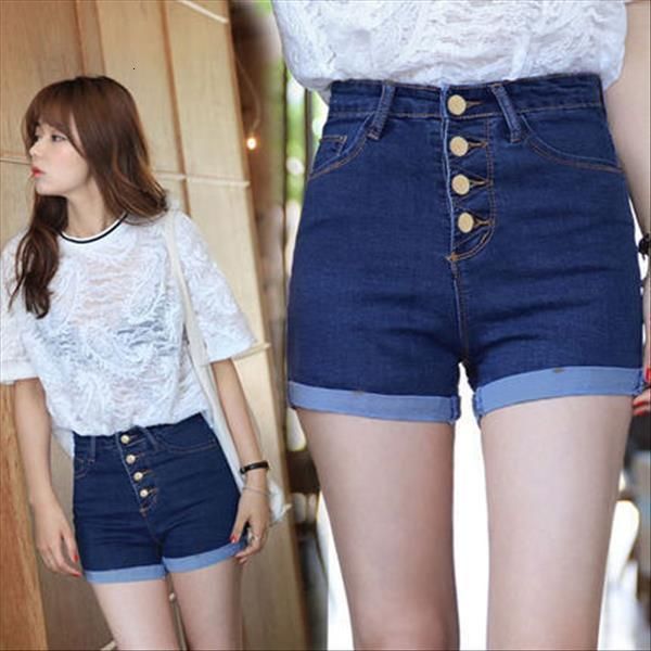 2020 college winds fashion feminino 4 buttons high waist retro solid color slim elastic short jeans blue fitness denim shorts, White;black
2020 college winds fashion feminino 4 buttons high waist retro solid color slim elastic short jeans blue fitness denim shorts, White;black