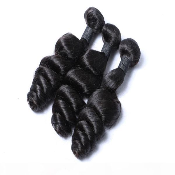 human hair bundles with closure 4pcs lot brazilian virgin natural color loose wave human hair weave ing, Black
human hair bundles with closure 4pcs lot brazilian virgin natural color loose wave human hair weave ing, Black