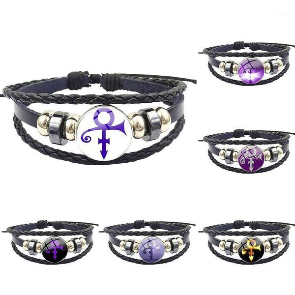 fashion novelty glass black leather bracelet bangles for women christmas gift rock star prince symbol1, Golden;silver
fashion novelty glass black leather bracelet bangles for women christmas gift rock star prince symbol1, Golden;silver