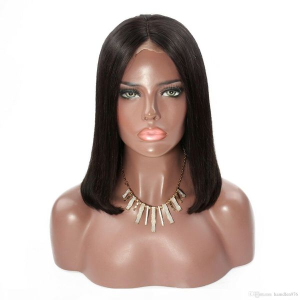 gt;>>straight bob human virgin hair front lace wig with stretch lace back wigs, Black;brown
gt;>>straight bob human virgin hair front lace wig with stretch lace back wigs, Black;brown