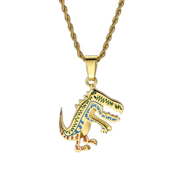 dinosaur necklace hiphop gold silver color pendant fashion punk gothic jewelry men women wholesale golden jewelry dropshipping
dinosaur necklace hiphop gold silver color pendant fashion punk gothic jewelry men women wholesale golden jewelry dropshipping
