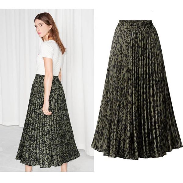 plus size 5xl skirt women 2019 new spring autumn european style leopard print elastic high waist long pleated midi skirt faldas, Black
plus size 5xl skirt women 2019 new spring autumn european style leopard print elastic high waist long pleated midi skirt faldas, Black