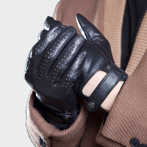 mens genuine leather gloves male breathable goatskin thin spring summer autumn driving anti-skid mittens men gloves cj191225, Blue;gray
mens genuine leather gloves male breathable goatskin thin spring summer autumn driving anti-skid mittens men gloves cj191225, Blue;gray