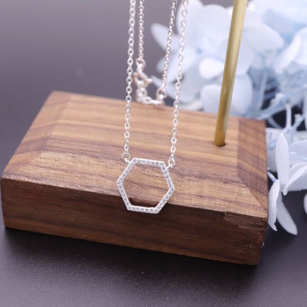 hengsheng s925 silver cross-border one product dropshipping hexagonal fashion korean style simple zircon necklace womens pendant
hengsheng s925 silver cross-border one product dropshipping hexagonal fashion korean style simple zircon necklace womens pendant