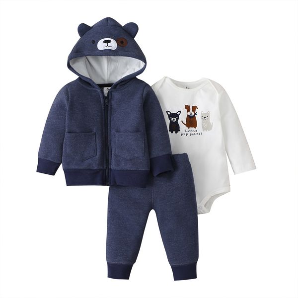 baby boy clothes hooded coat+romper+pants cartoon dog 2020 spring fall outfit new born long sleeve set newborn infant clothing y1105, White
baby boy clothes hooded coat+romper+pants cartoon dog 2020 spring fall outfit new born long sleeve set newborn infant clothing y1105, White
