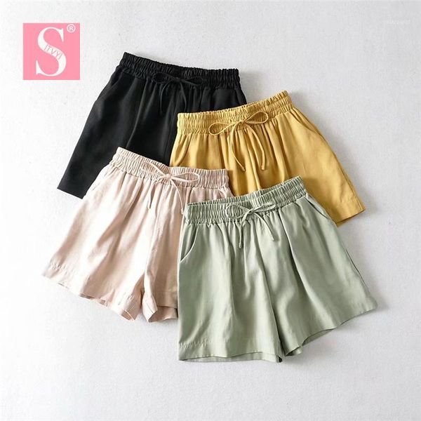 lundunshijia 4 colors cotton qood quality shorts 2020 summer casual elastic waist all-match shorts for women1, White;black
lundunshijia 4 colors cotton qood quality shorts 2020 summer casual elastic waist all-match shorts for women1, White;black