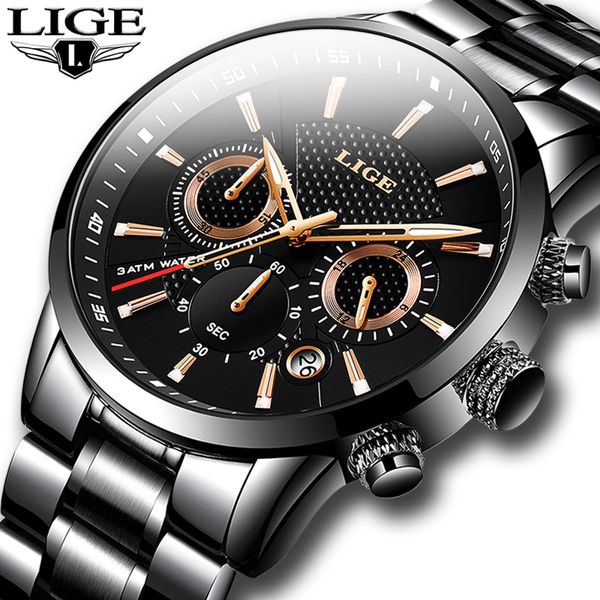 lige mens watches luxury brand business quartz watch men military sports waterproof dress wristwatch black relogio masculino, Silver
lige mens watches luxury brand business quartz watch men military sports waterproof dress wristwatch black relogio masculino, Silver