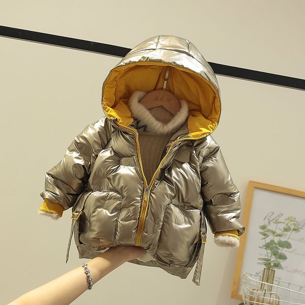 boys' children's and cotton padded girls' school overcome babies' winter clothes with thick down, Blue;gray
boys' children's and cotton padded girls' school overcome babies' winter clothes with thick down, Blue;gray