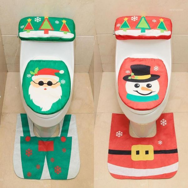 christmas decorations santa snowman toilet seat three-piece creative set decorated home decoration1
christmas decorations santa snowman toilet seat three-piece creative set decorated home decoration1