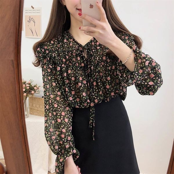 new plus size girls long sleeve summer shirt floral bow ruffled shirts womens and blouses chiffon blouse women print t200502, White
new plus size girls long sleeve summer shirt floral bow ruffled shirts womens and blouses chiffon blouse women print t200502, White