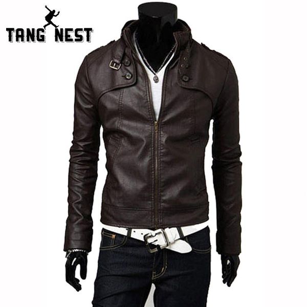 tangnest 2021 spring autumn handsome men leather jacket zipper slim leather jacket hight quality three colors mwp014, Black
tangnest 2021 spring autumn handsome men leather jacket zipper slim leather jacket hight quality three colors mwp014, Black