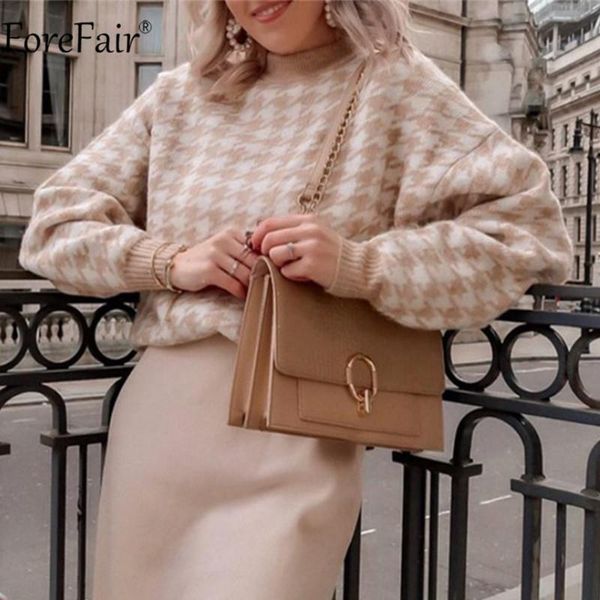 forefair o neck long sleeve black khaki pullovers women houndstooth sweaters autumn winter casual oversized knit sweater outwear, White;black
forefair o neck long sleeve black khaki pullovers women houndstooth sweaters autumn winter casual oversized knit sweater outwear, White;black