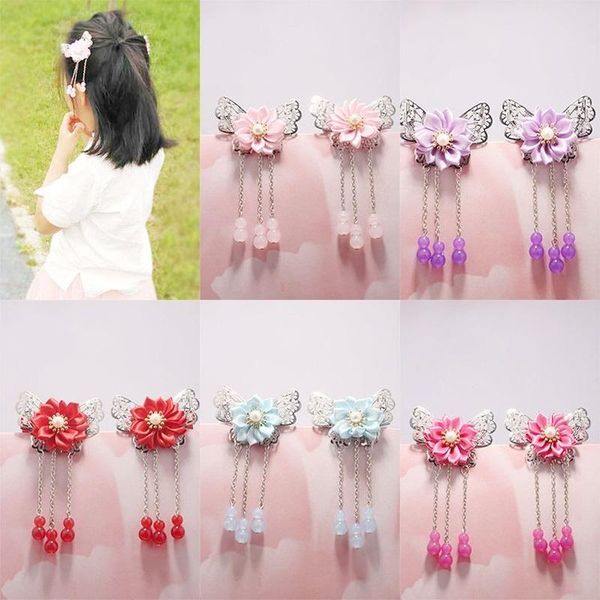 chinese style children's hairpin new year tassels cheongsam headdress bow pendant girl hairclips flower shape hair accessories, Slivery;white
chinese style children's hairpin new year tassels cheongsam headdress bow pendant girl hairclips flower shape hair accessories, Slivery;white