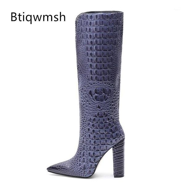 boots purple crocodile pattern knee high women pointed toe brown beige leather heel botas femme fashion knight boots1, Black
boots purple crocodile pattern knee high women pointed toe brown beige leather heel botas femme fashion knight boots1, Black