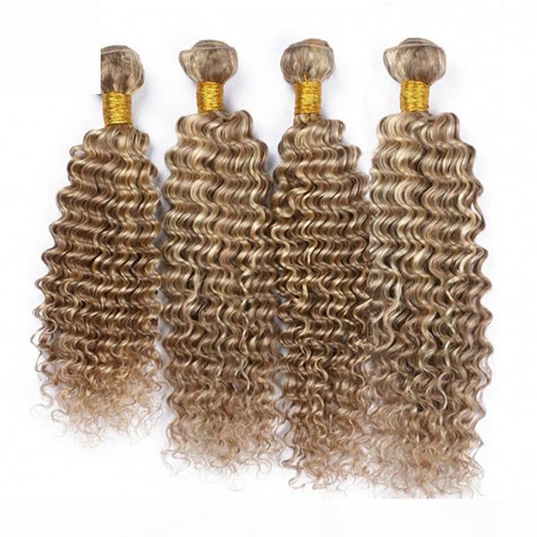 deep wave #8 613 brown mixed with blonde piano color brazilian human hair bundles 4pcs piano mix color virgin human hair weave extensions, Black
deep wave #8 613 brown mixed with blonde piano color brazilian human hair bundles 4pcs piano mix color virgin human hair weave extensions, Black