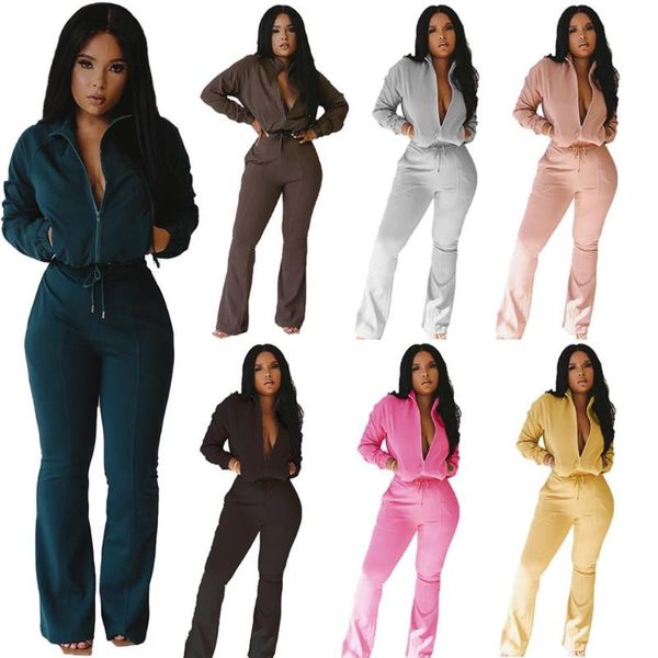 new two piece set women outfits clothing fashion long sleeve slim zipper sports casual pure color set suit chandal mujer 2020, Black;blue
new two piece set women outfits clothing fashion long sleeve slim zipper sports casual pure color set suit chandal mujer 2020, Black;blue
