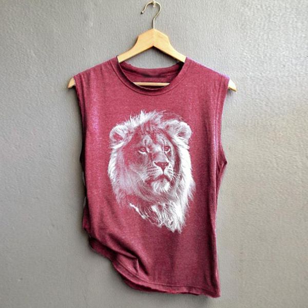 festival haut lady harajuku camis summer loose women shorts animal lion printed vest camiseta drop shipping c, White
festival haut lady harajuku camis summer loose women shorts animal lion printed vest camiseta drop shipping c, White