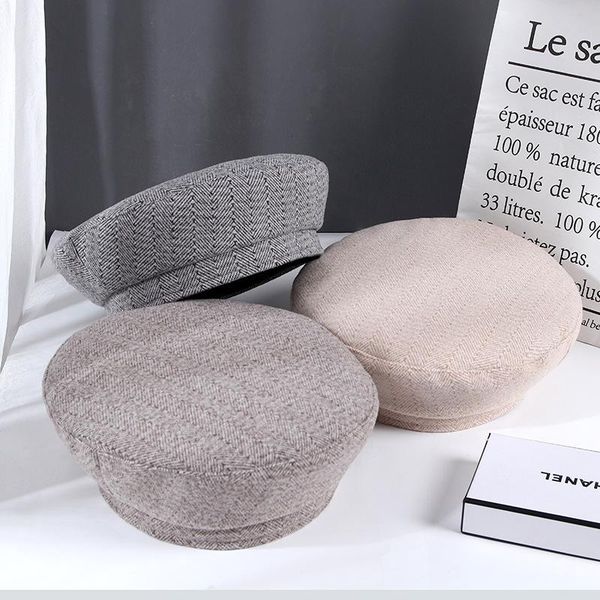 boinas para mujer cappello donna chapeau femme retro woolen striped all-match fashion painter hat kapelusz gorras planas zimowa, Blue;gray
boinas para mujer cappello donna chapeau femme retro woolen striped all-match fashion painter hat kapelusz gorras planas zimowa, Blue;gray