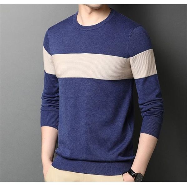 autumn new round neck striped sweaters men gml01 201022, White;black
autumn new round neck striped sweaters men gml01 201022, White;black