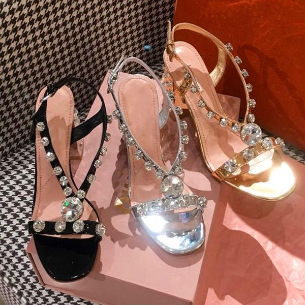 sandals summer zapatos de mujer casual high-heeled shoes women crystal shoes open toe women, Black
sandals summer zapatos de mujer casual high-heeled shoes women crystal shoes open toe women, Black