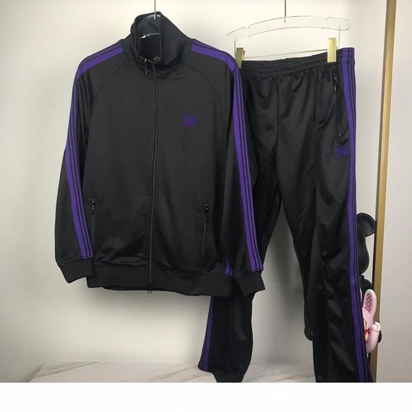 19ss version needles butterfly embroidery jacket men women side striped a$ap rocky hiphop jackets coats men track jacket, Black;brown
19ss version needles butterfly embroidery jacket men women side striped a$ap rocky hiphop jackets coats men track jacket, Black;brown