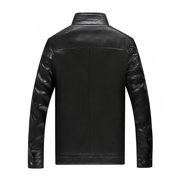 men's fur & faux arrival men leather jacket extra large super fashion casual loose mandarin collar plus size l 2xl 3xl 4xl -7xl8xl, Black
men's fur & faux arrival men leather jacket extra large super fashion casual loose mandarin collar plus size l 2xl 3xl 4xl -7xl8xl, Black