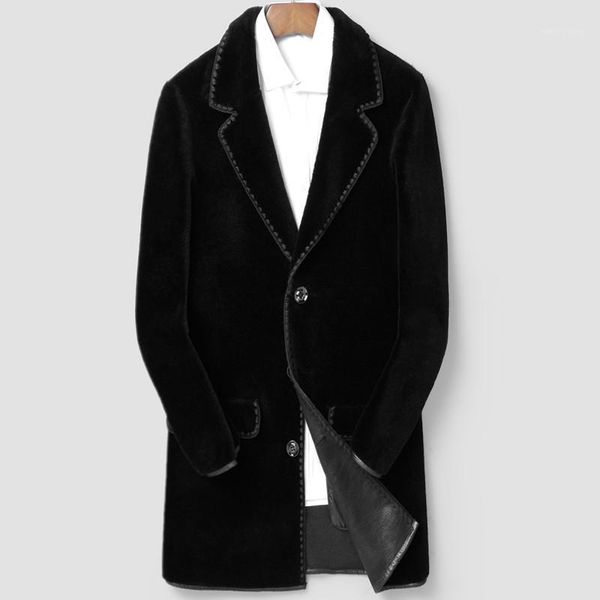 winter jacket men real fur coat men sheep shearling 100% wool coat clothes 2020 long coats plus size erkek mont lsy0881381, Black
winter jacket men real fur coat men sheep shearling 100% wool coat clothes 2020 long coats plus size erkek mont lsy0881381, Black