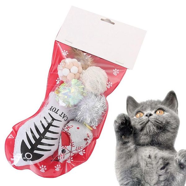 6pcs christmas cat toy ball plush feather fake fish mouse ball throwing toy funny interactive plush feather supplies
6pcs christmas cat toy ball plush feather fake fish mouse ball throwing toy funny interactive plush feather supplies