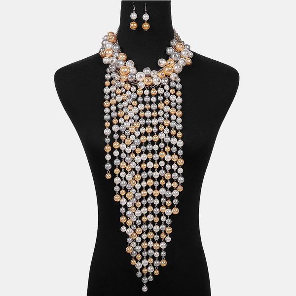 dvacaman multi layer simulated pearl handmade necklace women long chain choker collier femme necklaces pearl jewelry new fashion, Golden;silver
dvacaman multi layer simulated pearl handmade necklace women long chain choker collier femme necklaces pearl jewelry new fashion, Golden;silver