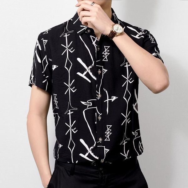 2020 summer casual shirt male man shirts fashion stage show dress retro shirt men short sleeve camisa flores hombre1, White;black
2020 summer casual shirt male man shirts fashion stage show dress retro shirt men short sleeve camisa flores hombre1, White;black