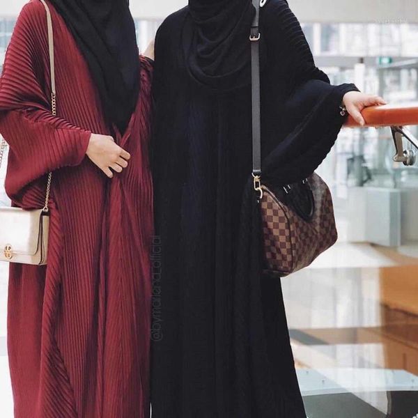 elegnat muslim abaya bat sleeve maxi dress pleated long robe gowns kimono ramadan eid islamic prayer clothing worship service1, Red
elegnat muslim abaya bat sleeve maxi dress pleated long robe gowns kimono ramadan eid islamic prayer clothing worship service1, Red