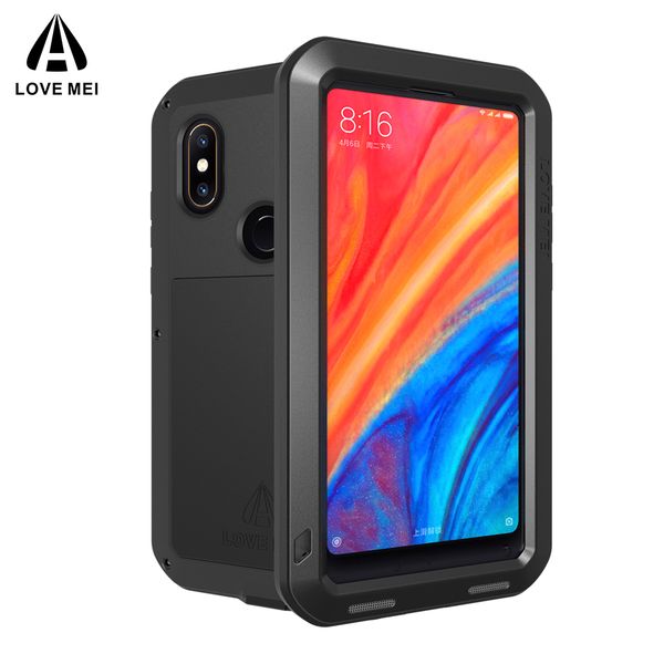 mi love mei shock dirt proof waterproof resistant metal armor cover phone case for xiaomi mix 2s 5.99''
mi love mei shock dirt proof waterproof resistant metal armor cover phone case for xiaomi mix 2s 5.99''