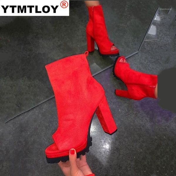 new mid-cut fashion boots baotou high heels women's boots with thick heels female plus size 35-43 shoes for women blackred1, Black
new mid-cut fashion boots baotou high heels women's boots with thick heels female plus size 35-43 shoes for women blackred1, Black