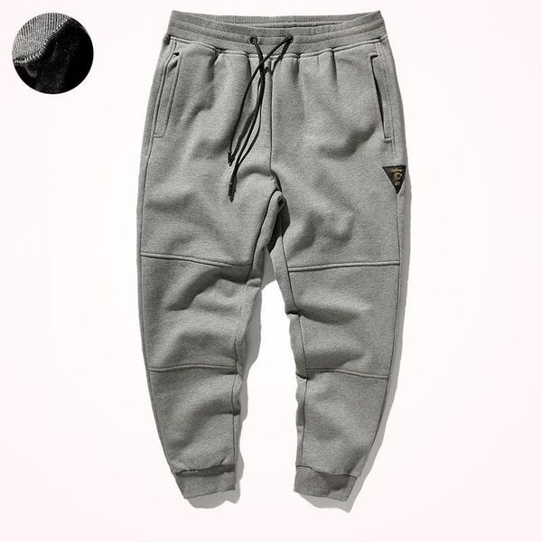 2020 winter new thickened plus velvet sweatpants men's casual pants splicing tailoring sports elastic waist pants1, Black
2020 winter new thickened plus velvet sweatpants men's casual pants splicing tailoring sports elastic waist pants1, Black