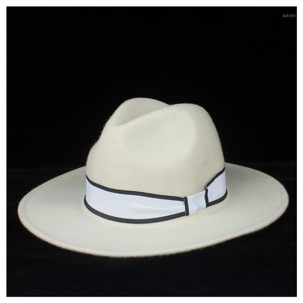 100% wool white women fedora hat for elegant lady wide brim jazz hat autumn party fascinator cap size 56-58cm1, Blue;gray
100% wool white women fedora hat for elegant lady wide brim jazz hat autumn party fascinator cap size 56-58cm1, Blue;gray