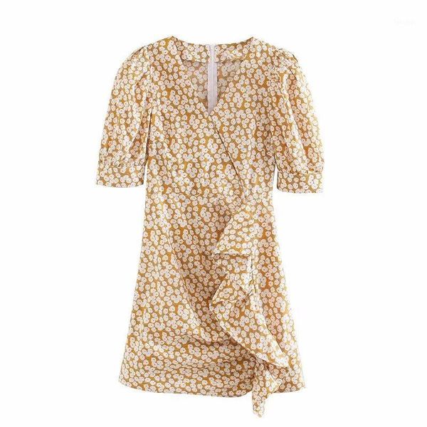 2020 women v neck flower print ruffles mini dress chic office lady puff sleeve kimono vestidos casual slim a line dresses ds38271, Black;gray
2020 women v neck flower print ruffles mini dress chic office lady puff sleeve kimono vestidos casual slim a line dresses ds38271, Black;gray