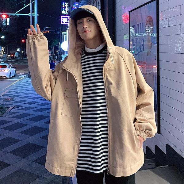 cotton jacket men's fashion solid color casual hooded jacket man streetwear wild hip hop loose bomber jackets mens s-2xl1, Black;brown
cotton jacket men's fashion solid color casual hooded jacket man streetwear wild hip hop loose bomber jackets mens s-2xl1, Black;brown