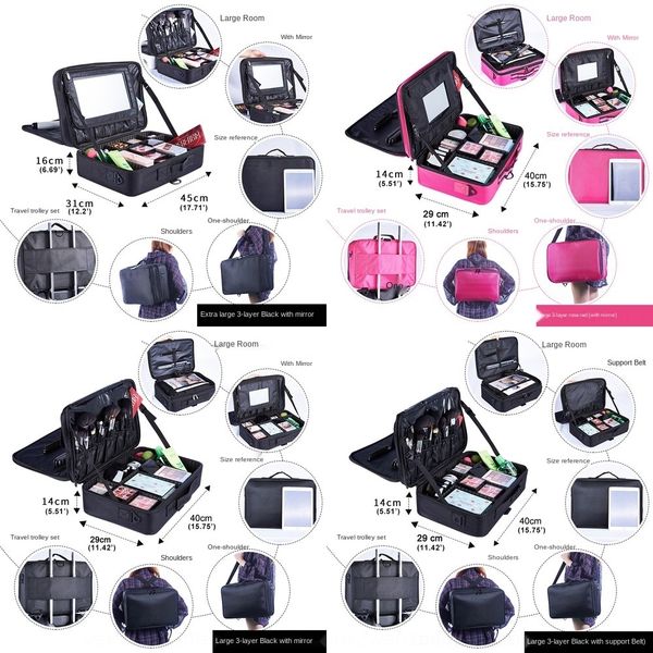 9gztm cosmetic sri partition portable nail tattoo cosmetic capacity travel portable storage bag multi-functional bag large case sriif profes 
9gztm cosmetic sri partition portable nail tattoo cosmetic capacity travel portable storage bag multi-functional bag large case sriif profes