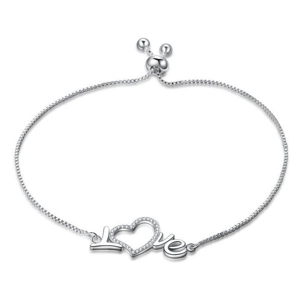 trendy heart love inlay zircon women bracelet bangles silver color adjustable box chain cuff jewelry gift, Black
trendy heart love inlay zircon women bracelet bangles silver color adjustable box chain cuff jewelry gift, Black