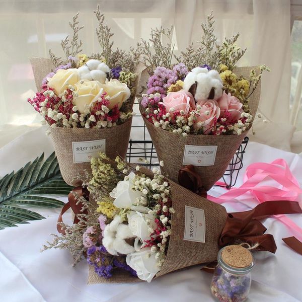 decorative flowers & wreaths romantic birthday gifts special day for girlfriend friend couple graduation creative dry rose soap bundle gift
decorative flowers & wreaths romantic birthday gifts special day for girlfriend friend couple graduation creative dry rose soap bundle gift