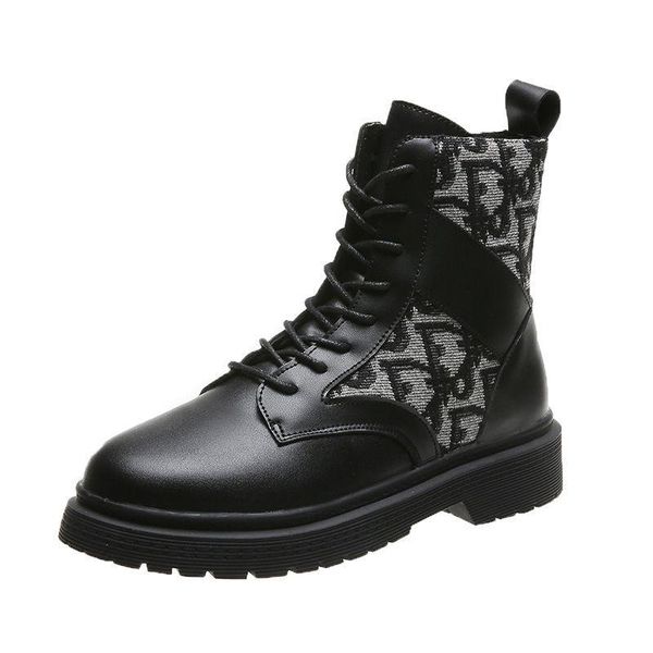 new autumn and winter women ankle boots net red female motorcycle boots wild thick bottom and velvet ladies short, Black
new autumn and winter women ankle boots net red female motorcycle boots wild thick bottom and velvet ladies short, Black