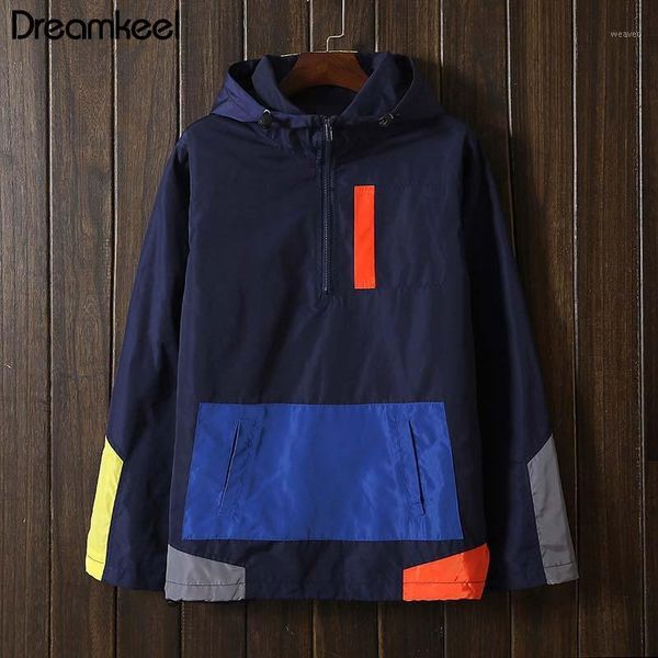 2018 new sping jackets men patchwork anorak jacket fashion hip hop plus size college student windbreaker coat 5xl casual y1, Black;brown
2018 new sping jackets men patchwork anorak jacket fashion hip hop plus size college student windbreaker coat 5xl casual y1, Black;brown